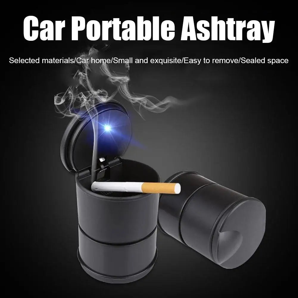 Portable Car LED Ashtray Universal Auto Ashtray Cigarette Ash Holders Cup Car Interior Decor Auto Accessories Interior