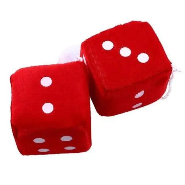 Retro Colorful Car Dice Rear View Mirror Hanging Decoration For Cars Excellent Unique Design Gift For Men